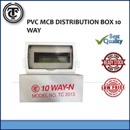TC MCB PVC DB Box / MCB Distribution Box  10 Way PVC
