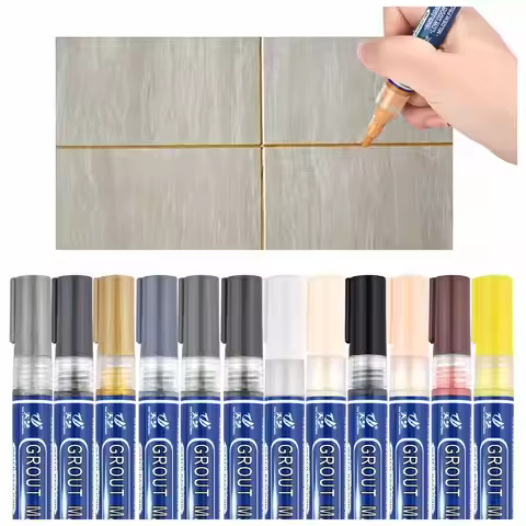 Waterproof Tile Gap Repair Marker Pen White Ceramic Refill Grout Mouldproof Filling Agents Wall Porc