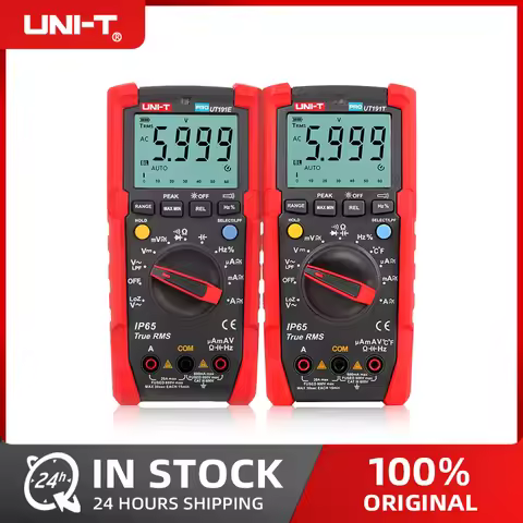 UNI-T UT191E UT191T True RMS Professional Multimeter CAT III 600V IP65 2m Drop Proof Auto Backlight 