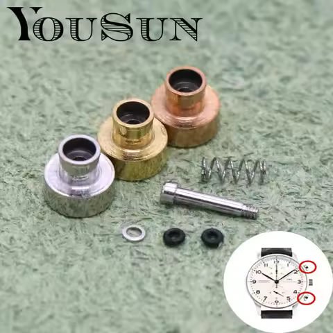 Chronograph Push Button Watch head For IWC PORTUGIESER 3714、3716 Mechanical Watch