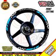 Stiker Velg List Velg Motor Stiker Velg Vixion Motif Flag