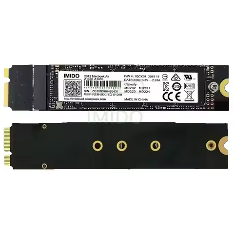 SSD Para Macbook Air A1466 1tb 512gb Compatible With Device Air Model Mid 2012(EMC2558 EMC2559) Imid