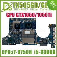 I7-8th 17.3 1050-4G I7-8th 17.3 1050-4G KEFU FX505GD Laptop Motherboard For ASUS FX705 FX505G FX505GE FX705GD FX86F Mainboard W/ I5-8300H I7-8750H GTX1050/Gtx1050ti