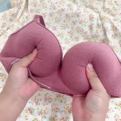 8cm Extreme Push Up Bra for Small Chest AA-A-B Cup Ultra Thick Padding Wireless Bra for Max Lift Dee