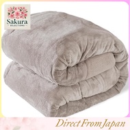 Iris Plaza Duvet Sheep Boa Blanket, Fluffy and Warm with 3-Layer Construction, Machine Washable, Lux