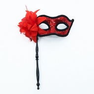Party Masquerade Venetian Mask with Holding Stick