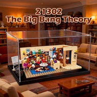 Clear Display Cabinet Kotak Telus 亚克力手办展示盒 Dust Cover Storage For Lego Set For Lego 21302 Big Bang T