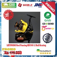 LIEYUWANG Fishing Reel HD7000 12 Ball Bearing - Black/Yellow