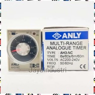 Anly AH3-NC Timer - Multi Range Timer 240V 6S - 60S - 6Min - 60Min