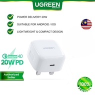 UGREEN PD 20W USB C Adapter Fast Charger QC 3.0 Charger iPhone Charger Type C Plug iPhone 16 15 14 i