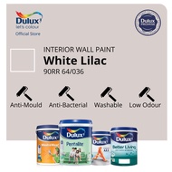 Dulux Wall/Door/Wood Paint - White Lilac (90RR 64/036) (Ambiance All/Pentalite/Wash &amp; Wear/Better Living)