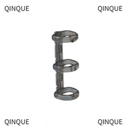 QINJUE Book Binding Rings, Plastic Detachable 3 Holes Binder Rings, Portable 3-holes Transparent Tra