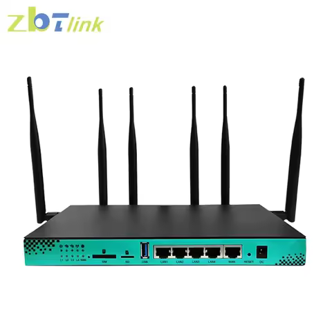 Zbtlink Router 4G 5G 1200Mbps Wifi Wireless Dual Band 4*1000M LAN 16MB 256MB Openwrt 2.4Ghz 5Ghz 6*A