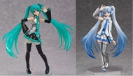 正版 figma 200 初音 2.0 MIKU + 日版 figma EX-016 EX 016 雪初音 GSC