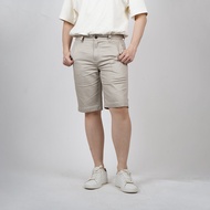 Dapper | Beige Slim Short Cotton Pants - HPC11009S