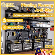 Standing Pegboard Gaming Room Rack Adjustable Pegboard Organizer Besi Rak Multipurpose Pegboard Rack