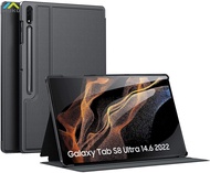 MOKO เคสสำหรับ Galaxy Tab S8รุ่น Ultra 14.6นิ้ว2022พร้อมที่ใส่ปากกา S-Pen น้ำหนักเบา PC แข็งพร้อมที่ใส่ป้องกันแม่เหล็กเปิด/ปิดหน้าจออัตโนมัติพอดีกับ Galaxy Tab S8 Ultra(SM-X900/X906)
