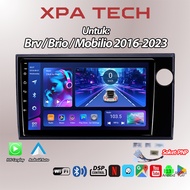 红XPA TECH 红+64G Head Unit For Brv/Brio/Mobilio 2016-2023 Android 13 Car 9inch IPS Screen Including F