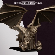 Marduk Bull-Sons of-Celestial Winged/32mm scale 3D printed miniature HLM