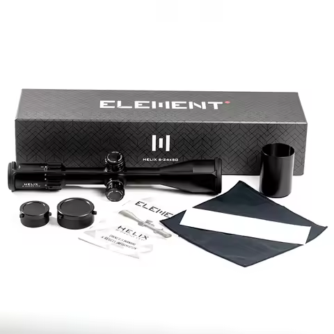 ELEMENT Optics Helix 6-24x50 FFP First Focal Plane Riflescope w/ Zerostop 30mm Tube APR-2D MRAD Reti