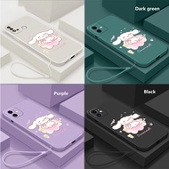 for Oppo RX17 R17 Pro F3 Plus F1 Plus R11 R11s R9 R9s Plus Find X2 X3 X5 X6 Pro Sanrio Cinnamoroll Dog Phone Cases soft cover Silicone casing With Strap