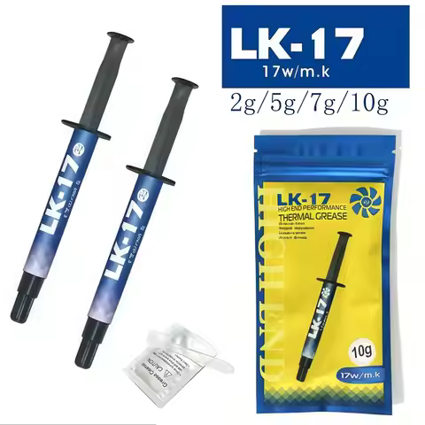 LK-17 17W/mk Thermal Grease High Cooling Performance Heat Sink Compound Paste for CPU GPU Chipset No