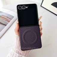 For Galaxy Z flip7 PU Matte Texture Phone Case For Samsung Galaxy Z Flip 7 FE 7FE Flip7 FE Flip7FE Z
