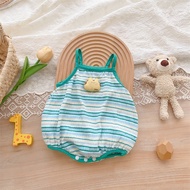 Baby Bodysuit Striped Romper Baby Boys Girls Clothes Infant Sleeveless Jumpsuit