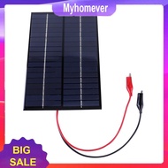 8W 18V Solar Charging Panel with Clip Solar Battery Charger for Outdoor Camping