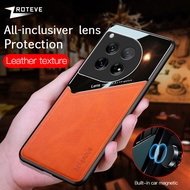 For OnePlus12 Case Zroteve Leather Texture Soft Frame PC Cover For OnePlus 11 11R One Plus 13 12 12R