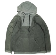 DESCENDANT 日本製造PE連帽衫，帶吸汗套頭衫，2 碼，灰色，帶WTAPS TET 拼接上衣 [二手] [DESCENDANT]
