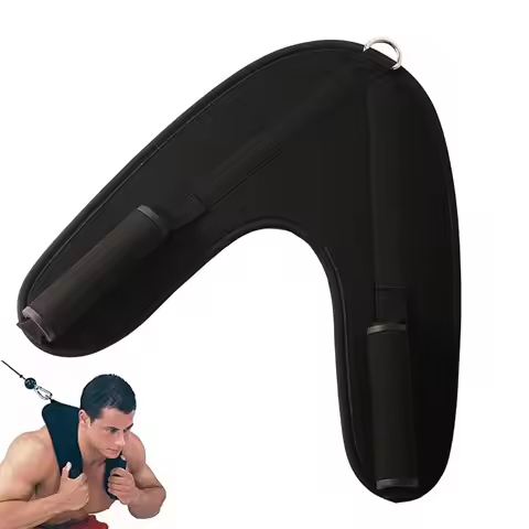 Fitness Abdominal Crunch Straps Ab Exercise Pulling Harness Shoulder Strap Belt Home Barbell Gym Equ