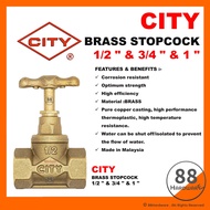 City Brass stopcock / stopcock / water stopcock / stopcock tembaga / brass stopcock / stopvalve / st