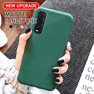 OPPO Reno 8 3 4 Pro 4F 4 Lite 4 SE 4Z 2Z 2F 2 Z 10X Zoom Find X2 Pro X2 Lite X2 Neo Anti Fingerprint Case Dark Green Sandstone Soft Matte Slim TPU Phone Cover