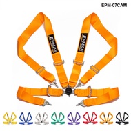 Universal 4-Point 3“ Nylon Strap Harness Safety Camlock Racing Seat Belt
