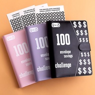 100 Envelope Challenge Money Planner Book - 100 Cash Envelopes & Card Sleeves,100-Day Savings, Gift