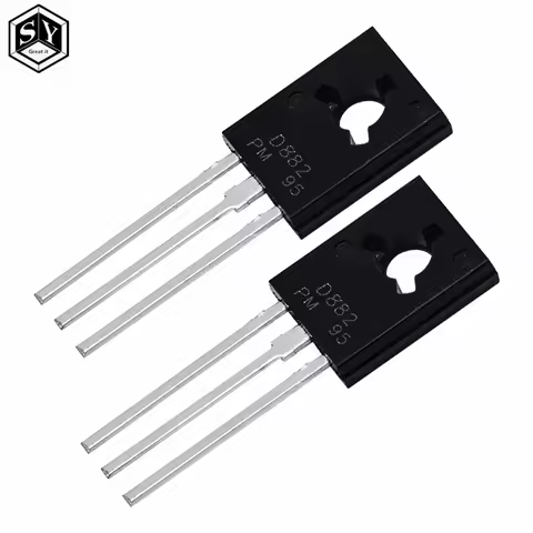 10PCS/Lot Triode Transistor D882 2SD882 3A/40V TO-126 NPN Power Triode New Original