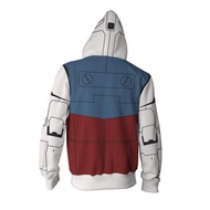 แฟชั่น Unisex 3D GUNDAM อะนิเมะพิมพ์เสื้อ Hoody แฟชั่น Hoodie Sweatshirts