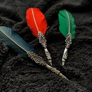 義大利 Rubinato 寶石的低語錫製羽毛筆禮盒 施華洛世奇水晶