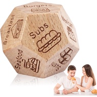 Food Dice, Gifts for Him Her Couples Gift Ideas Food Decision Games Date Night Dice Couples Gift for