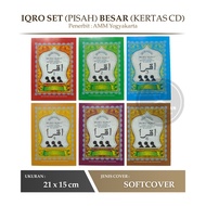 IQRO SET (SEPARATE) LARGE COMPLETE IQRO PER VOLUME 1-6