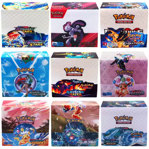 324Pcs Pokemon Cards TCG: Sun & Moon XY Evolutions Booster Box Collectible Trading Pokemon Card Boar