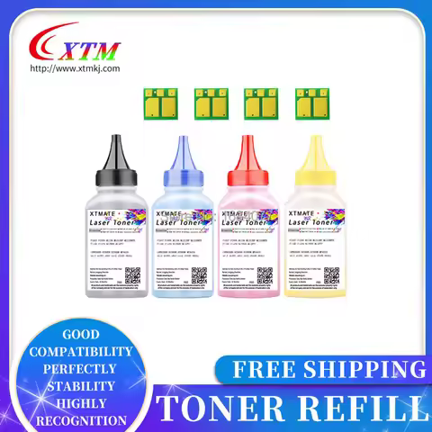 Toner CF540A CF500A and chip for HP M281 M254 M254dw M254nw M280nw M281fdw M281fdn 202A 203A laser p