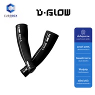 D-GLOW FROST Gaming Arm Sleeves Cool Fabric Cooling Sweat Absorption Smooth Slide No Hand Grip Espor