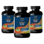 [USA]_Sport Nutrition  Vitamins USA brain and memory - GINKGO BILOBA 120MG - Gingko Biloba - 3 Bottl