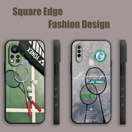 Casing For Huawei P60 Pro Honor 50 90 Lite 70 X6 X8 X9A X8A X9B Yonex Badminton Racket Court Aesthetic OAP04 Phone Case Square Edge