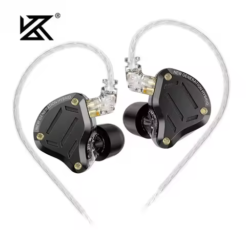 KZ ZS10 Pro 2 Wired Earphones HiFi Stereo Bass Music Sport Headphones 4-Level Tuning Stage Live IEM