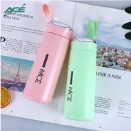 Nice Cup Glass Bottle Tumbler Creative Leakproof Water Cup 400ml Stainless aqua flask