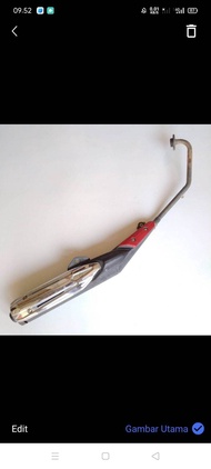 KNALPOT STANDAR JUPITER MX NEW 135 2013-2014 ORIGINAL COPOTAN KNALPOT JUPITER MX NEW