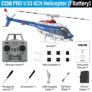 RC ERA C138 PRO Helicopter 1/33 6 Channel 6-Axis Gyro 2.4G Optical Flow Positioning 100M